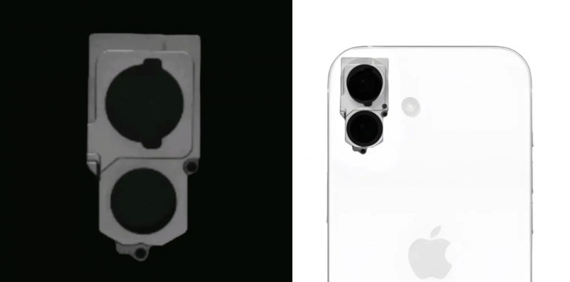 Опубликовано фото блока камер для iPhone 16 Опубликовано фото блока камер для iPhone 16