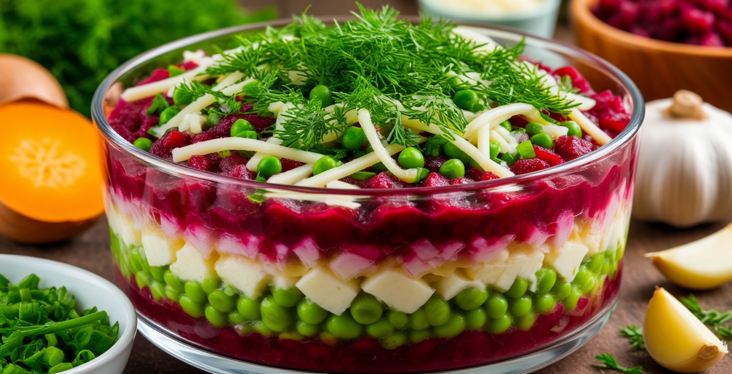 Салат‑обманка "Простушка": тратите 10 минут, а эффект как от ресторанного блюда: его сметают со стола первым и просят добавки Салат‑обманка "Простушка": тратите 10 минут, а эффект как от ресторанного блюда: его сметают со стола первым и просят добавки