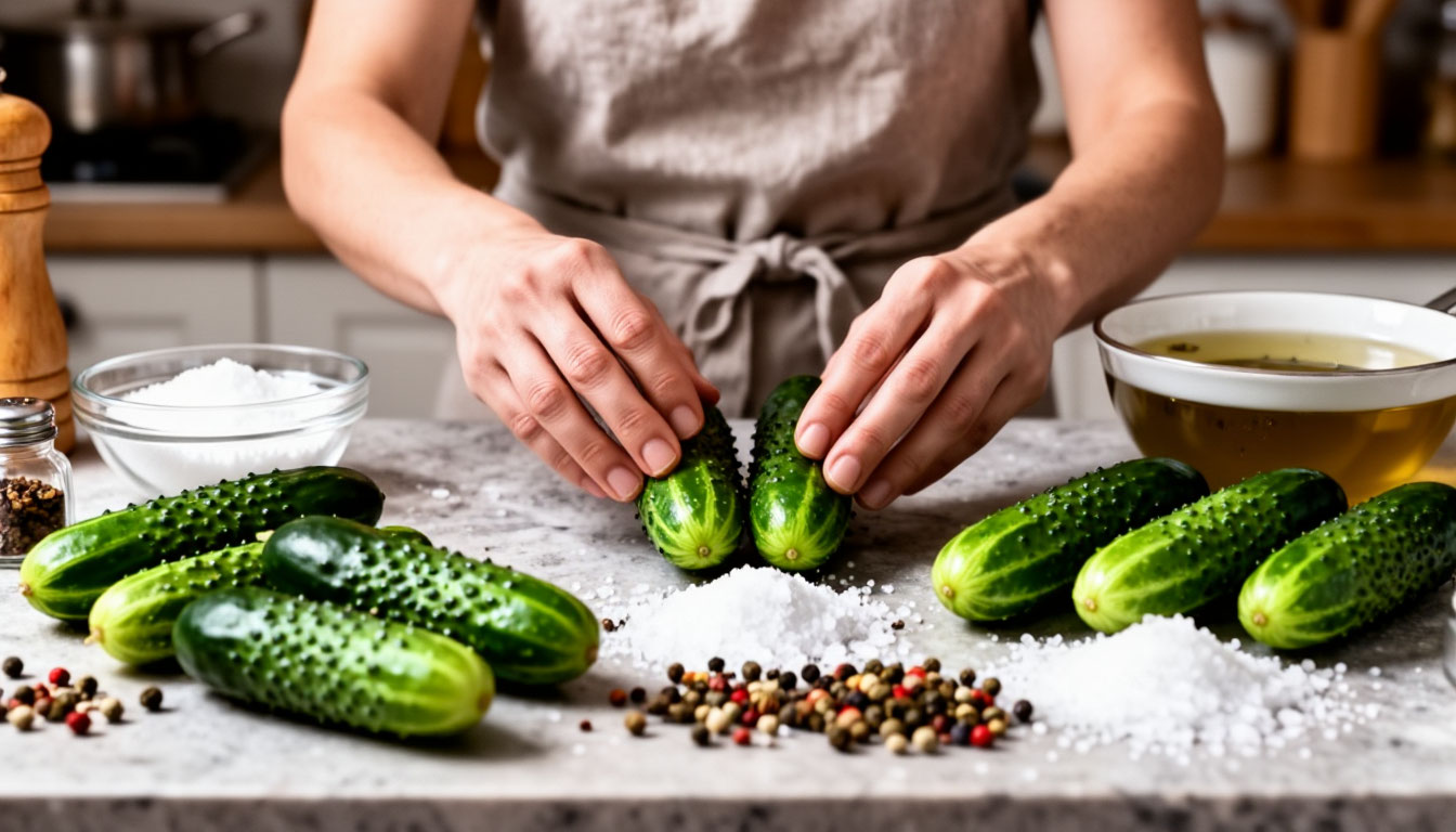 Малосольные огурцы за 10 минут без рассола и банок: метод, который перевернёт ваше представление о засолке Малосольные огурцы за 10 минут без рассола и банок: метод, который перевернёт ваше представление о засолке