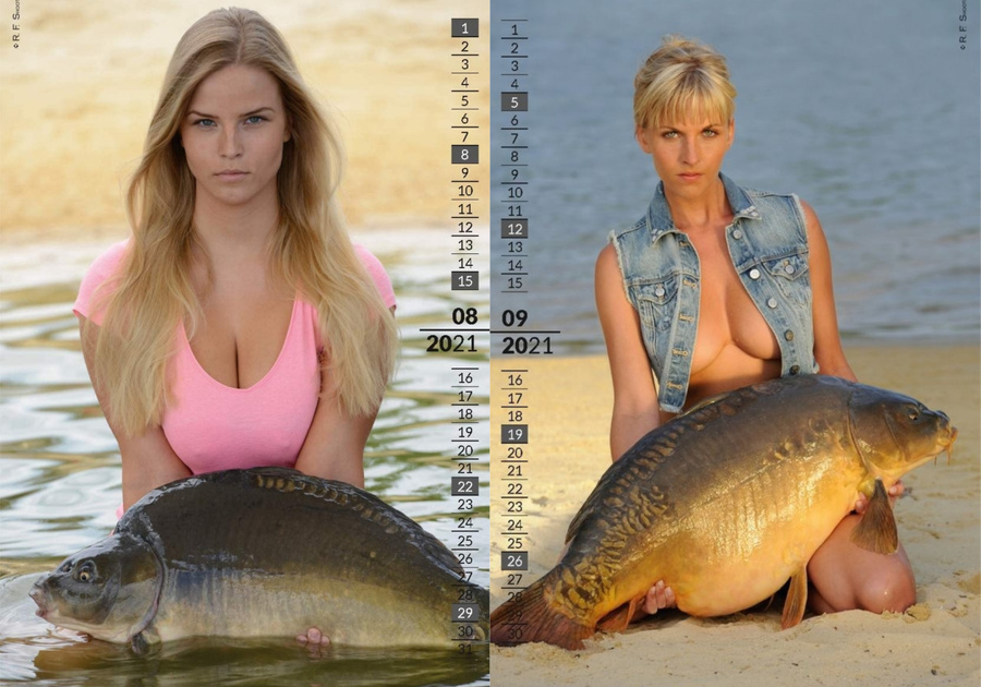 Модели разделись для рыболовного календаря, прикрывшись большим уловом, и через минуту всё раскупили Модели разделись для рыболовного календаря, прикрывшись большим уловом, и через минуту всё раскупили