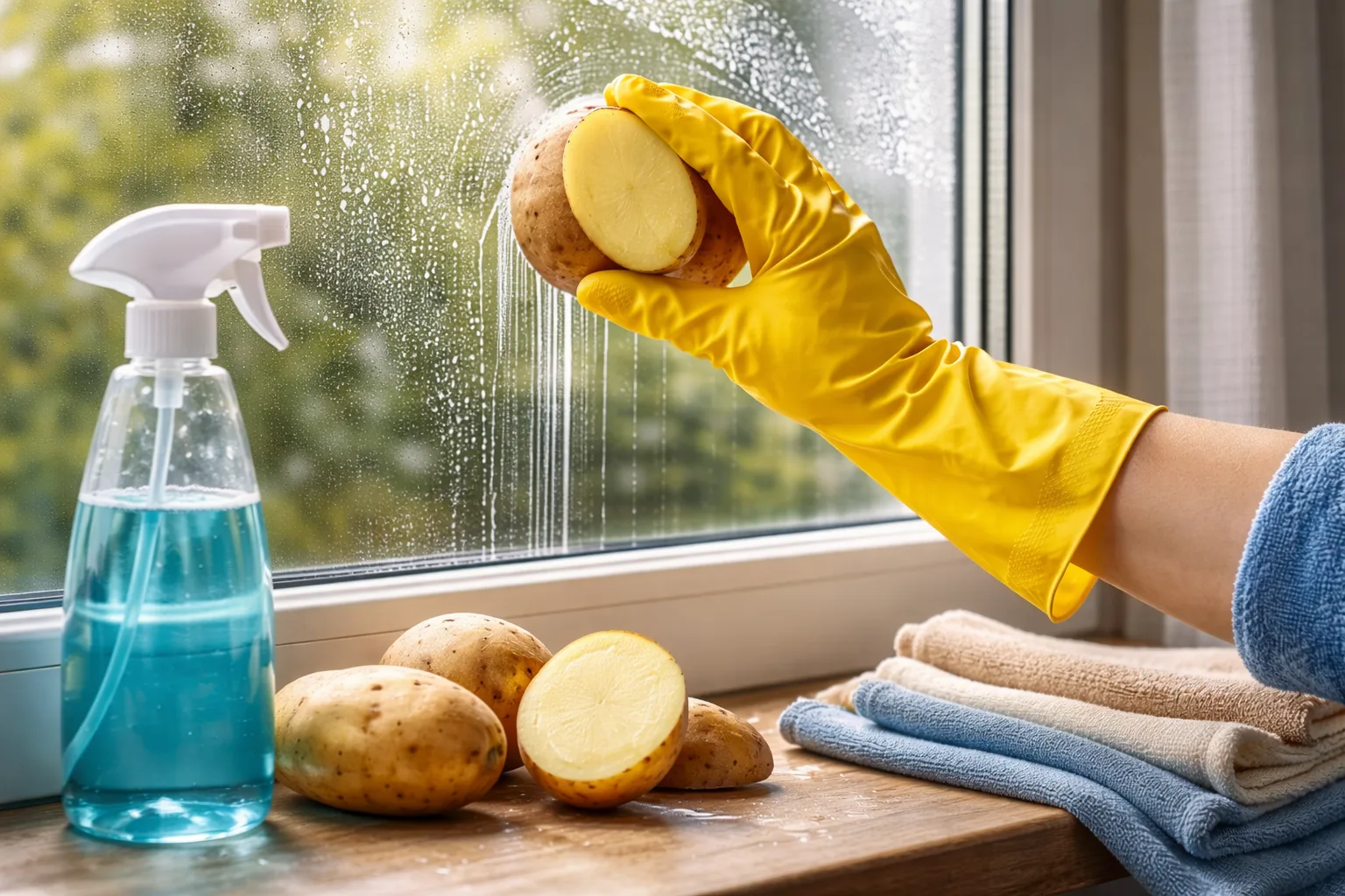 Перед пасхой натираю окна картошкой: лучше способа вы не увидите - легко, быстро и без разводов Перед пасхой натираю окна картошкой: лучше способа вы не увидите - легко, быстро и без разводов