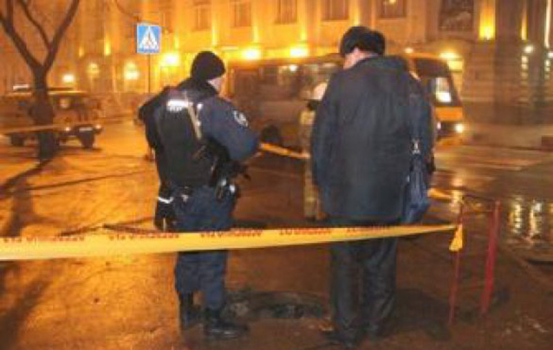 На улице Киева прогремел сильный взрыв