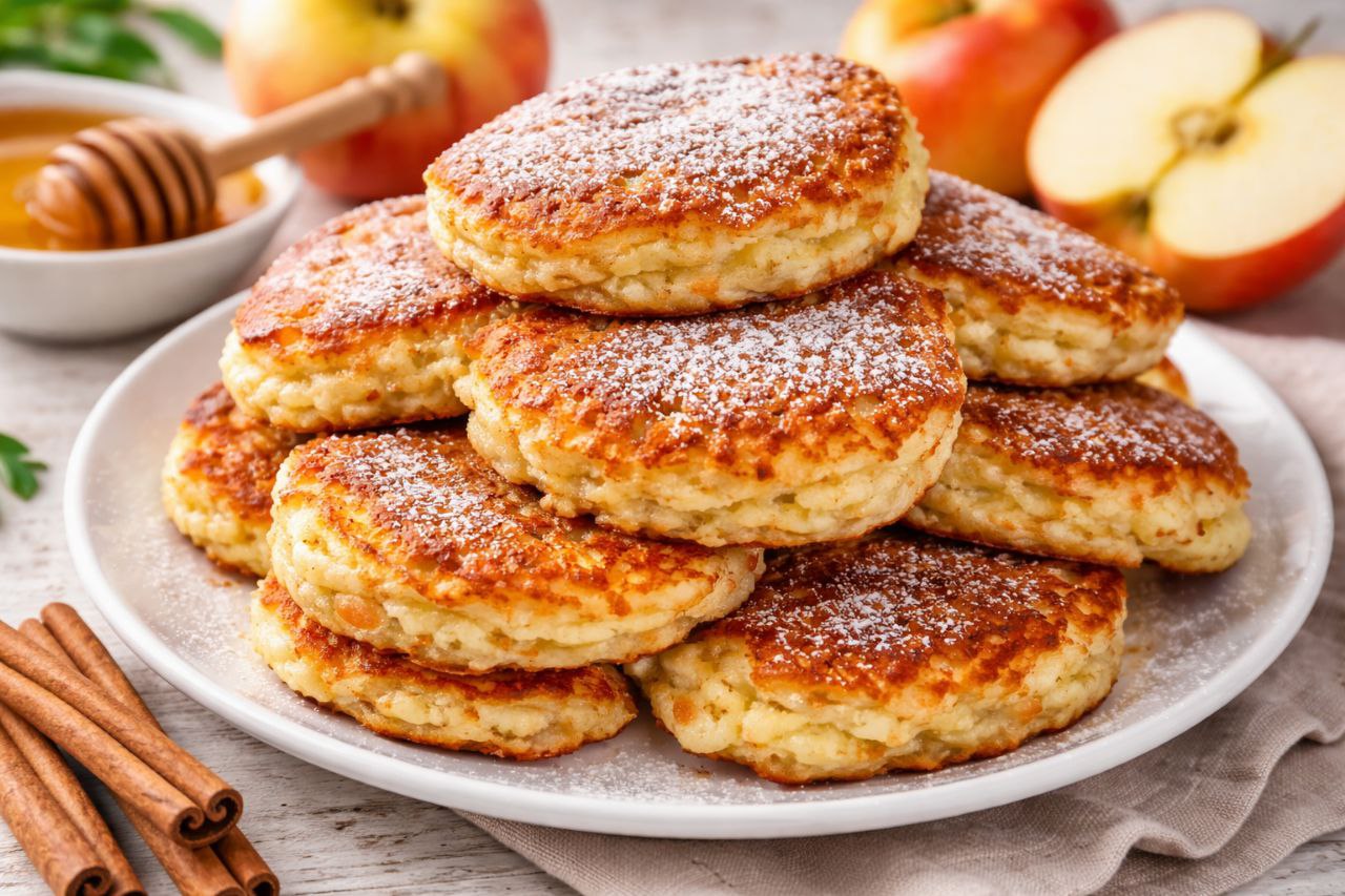 Ух и вкусные, а готовятся проще простого: творожно-яблочные оладьи в одной миске за 15 минут - исчезают со стола со скоростью света Ух и вкусные, а готовятся проще простого: творожно-яблочные оладьи в одной миске за 15 минут - исчезают со стола со скоростью света