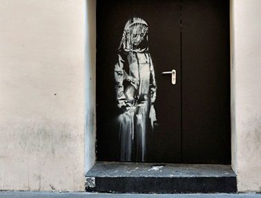 В Италии обнаружили исчезнувшее граффити Бэнкси