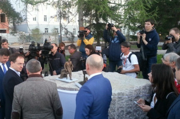 В Омске заложили камень в основание памятника народному артисту СССР Михаилу Ульянову