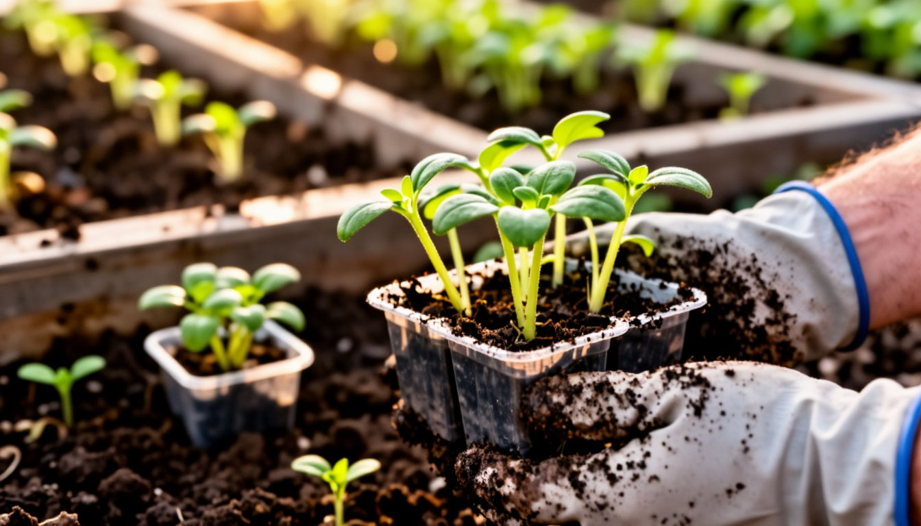Пикировка без стресса: отслеживаю 1 признак — сеянцы растут дальше как ни в чём не бывало Пикировка без стресса: отслеживаю 1 признак — сеянцы растут дальше как ни в чём не бывало