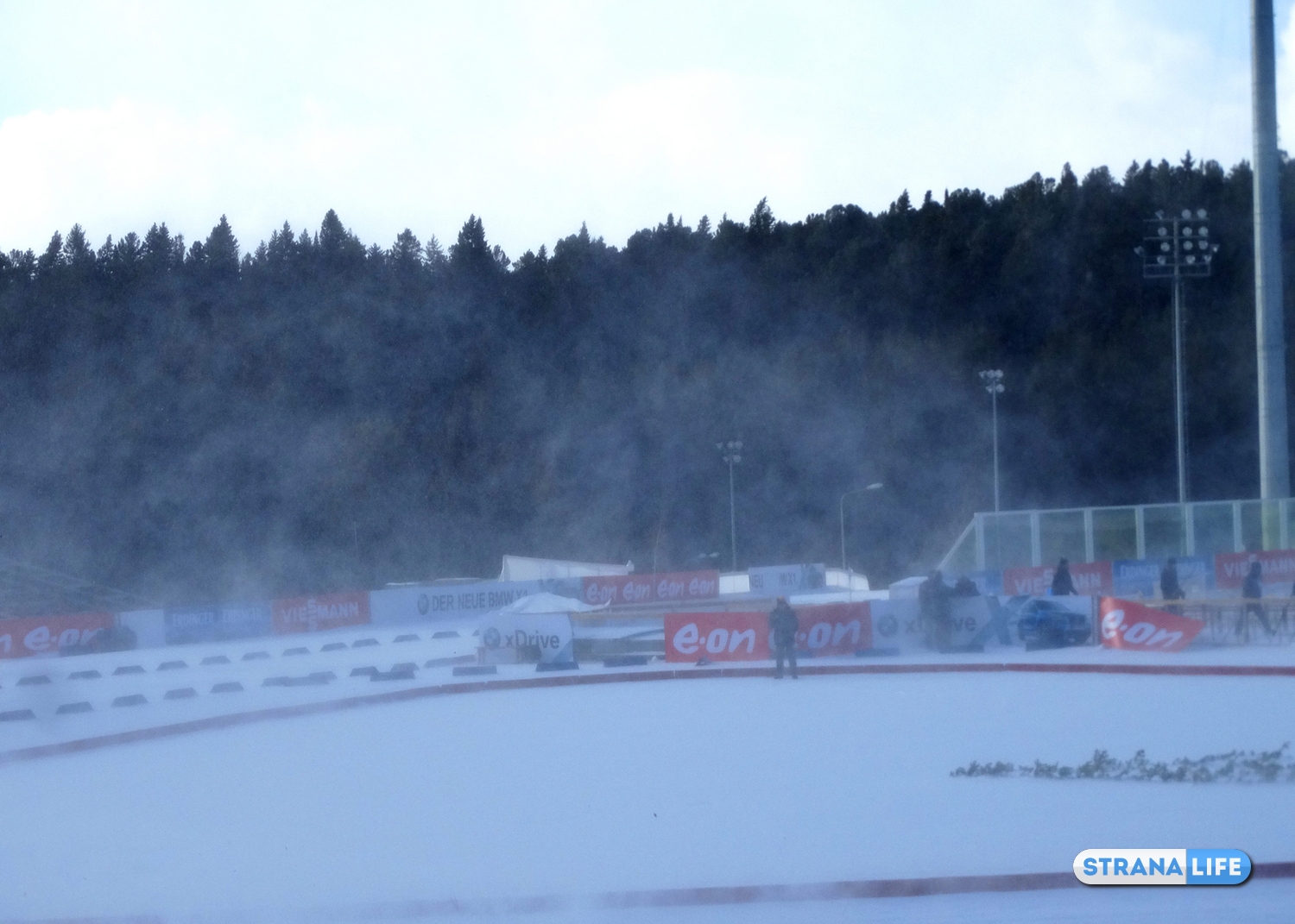 Из-за урагана в ХМАО отменили соревнования по биатлону. ФОТО Из-за урагана в ХМАО отменили соревнования по биатлону. ФОТО