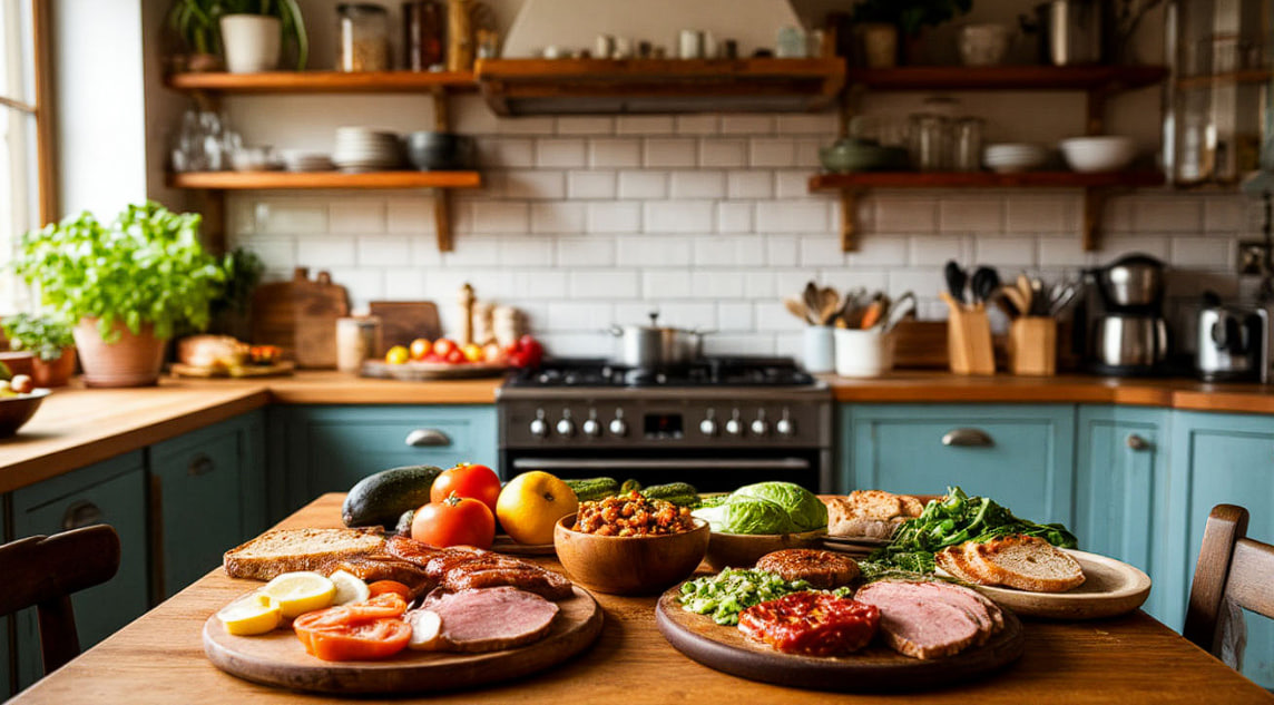 Салат "Богатырский" с авокадо и яйцами — быстро, вкусно и полезно: пошаговый рецепт Салат "Богатырский" с авокадо и яйцами — быстро, вкусно и полезно: пошаговый рецепт