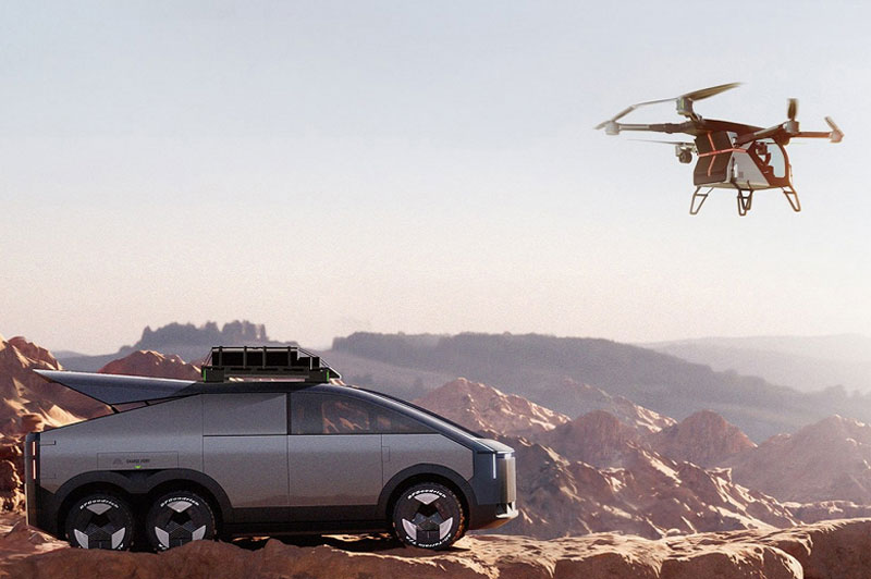 В Китае запущено производство летающих автомобилей XPeng Aridge Land Aircraft Carrier | В Китае начали собирать первые автомобили с летающими модулями
