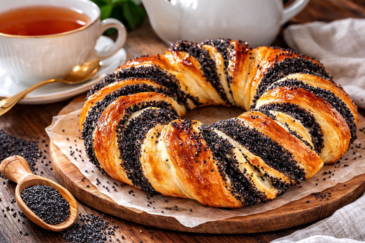 Смешиваю мак с молоком и заворачиваю в слоеное тесто: 20 минут и потрясающий крендель к чаю готов - этот десерт улетает со стола быстрее печенья Смешиваю мак с молоком и заворачиваю в слоеное тесто: 20 минут и потрясающий крендель к чаю готов - этот десерт улетает со стола быстрее печенья