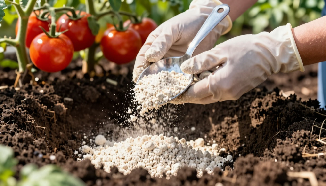 1 ложка в лунку — и томаты растут как на дрожжах: 3 простые добавки для мощного урожая 1 ложка в лунку — и томаты растут как на дрожжах: 3 простые добавки для мощного урожая