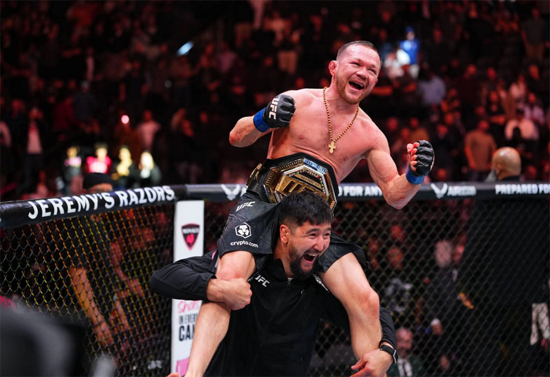 Петр Ян снова чемпион UFC: победил Мераба Двалишвили на UFC 323 | Петр Ян вернул титул чемпиона UFC, победив Двалишвили