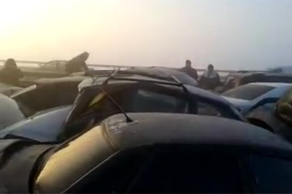 ДТП с участием 78 машин произошло в Подмосковье