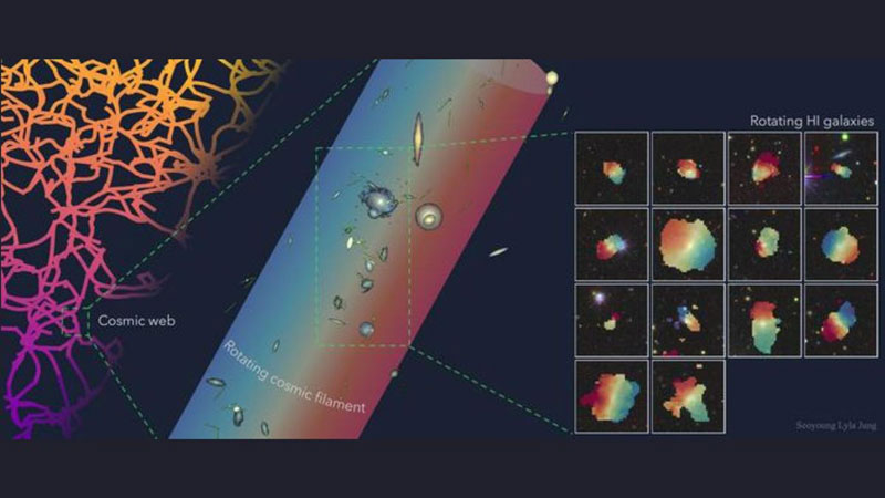 Оксфорд: найден «гигантский водоворот» из 14 галактик — крупнейший крутящийся объект Вселенной | Найдена нить из 14 галактик, вращающаяся как единое целое — рекорд Вселенной Оксфорд: найден «гигантский водоворот» из 14 галактик — крупнейший крутящийся объект Вселенной | Найдена нить из 14 галактик, вращающаяся как единое целое — рекорд Вселенной