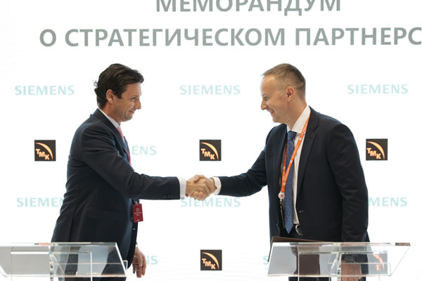ТМК и «Сименс» будут совместно внедрять современные цифровые решения на производстве