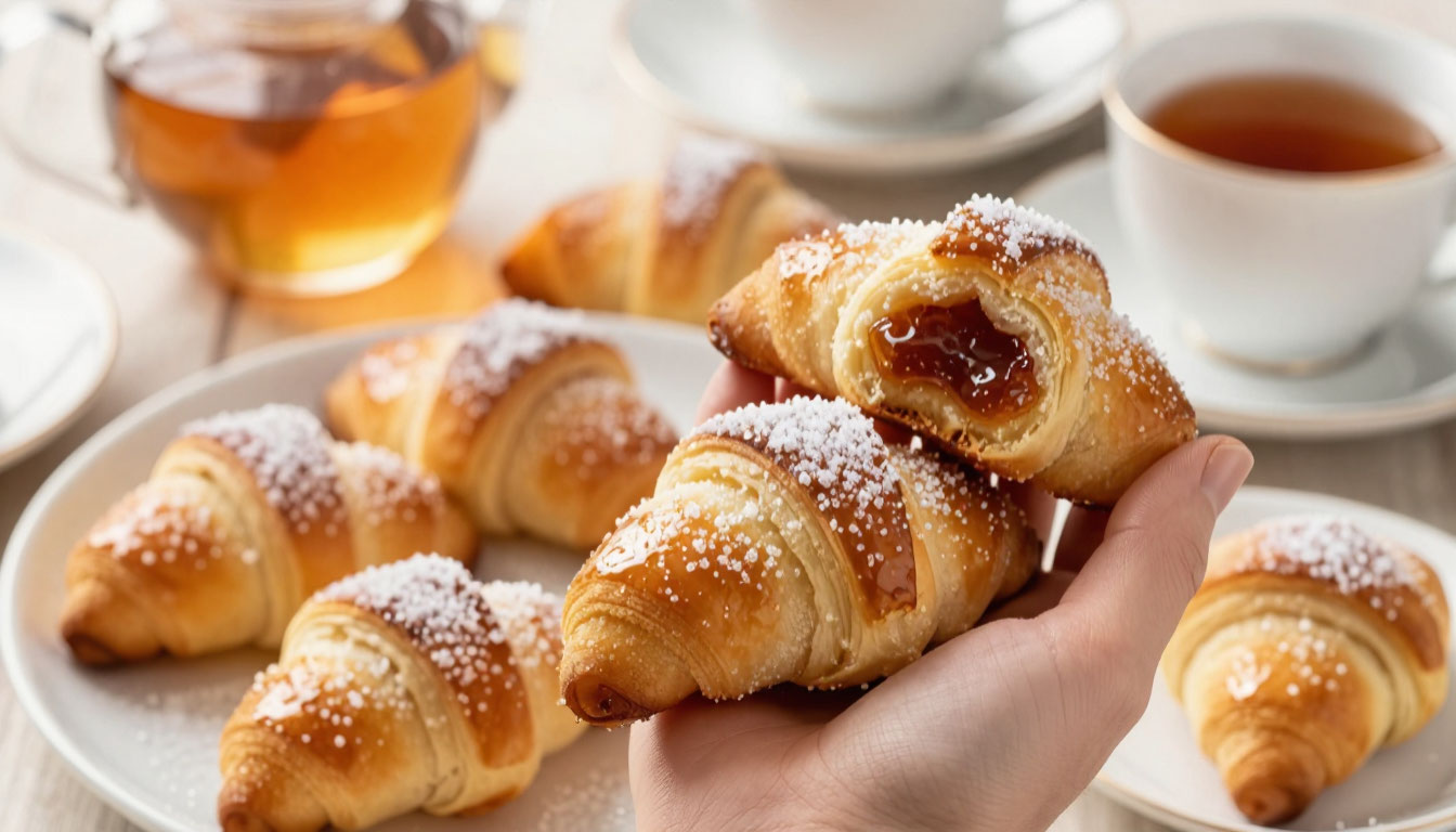 Готовлю рогалики на рассоле от помидоров: получаются постные и очень вкусные всего за 15 минут Готовлю рогалики на рассоле от помидоров: получаются постные и очень вкусные всего за 15 минут