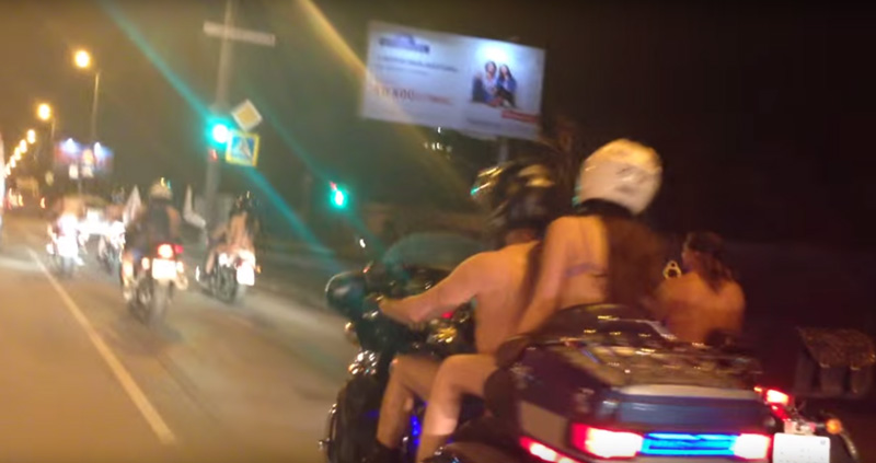 Голые байкеры-извращенцы катались по Челябинску на глазах у женщин и детей