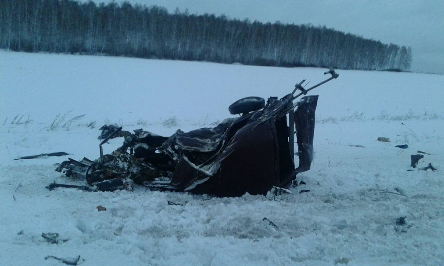 Три человека погибли в лобовом столкновении на Среднем Урале Три человека погибли в лобовом столкновении на Среднем Урале
