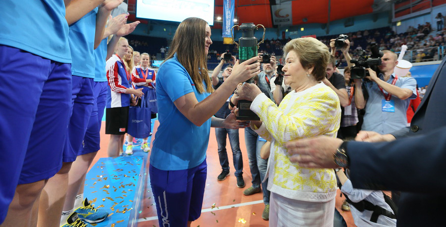 Россия выиграла Кубок Ельцина! Наши волейболистки - девятикратные чемпионки международного турнира! Россия выиграла Кубок Ельцина! Наши волейболистки - девятикратные чемпионки международного турнира!