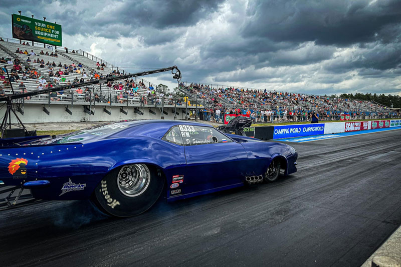 Шестикратный чемпион России Дмитрий Саморуков принял участие в мировом чемпионате по дрэг-рейсингу NHRA Camping World Drag Racing Series