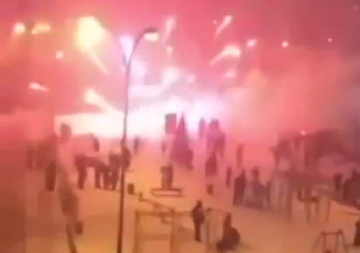 Фейерверк запустили в толпу людей в Нижнем Новгороде