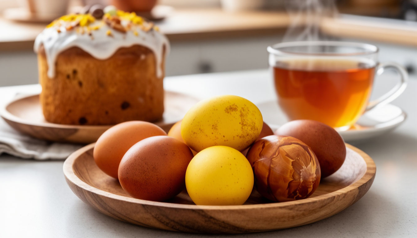 Бабушка научила меня красить яйца луковой шелухой и не только — теперь это наш семейный секрет: результат восхищает Бабушка научила меня красить яйца луковой шелухой и не только — теперь это наш семейный секрет: результат восхищает