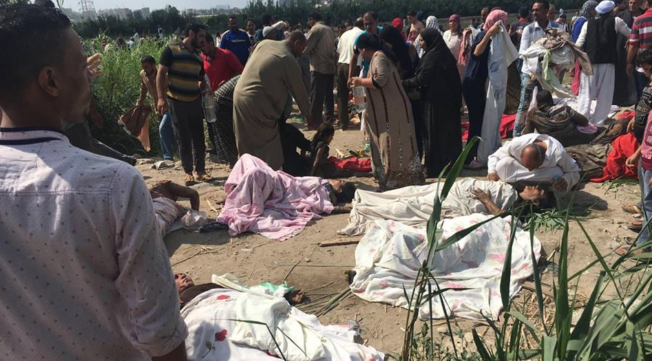 При столкновении двух поездов в Египте погибло как минимум 20 человек