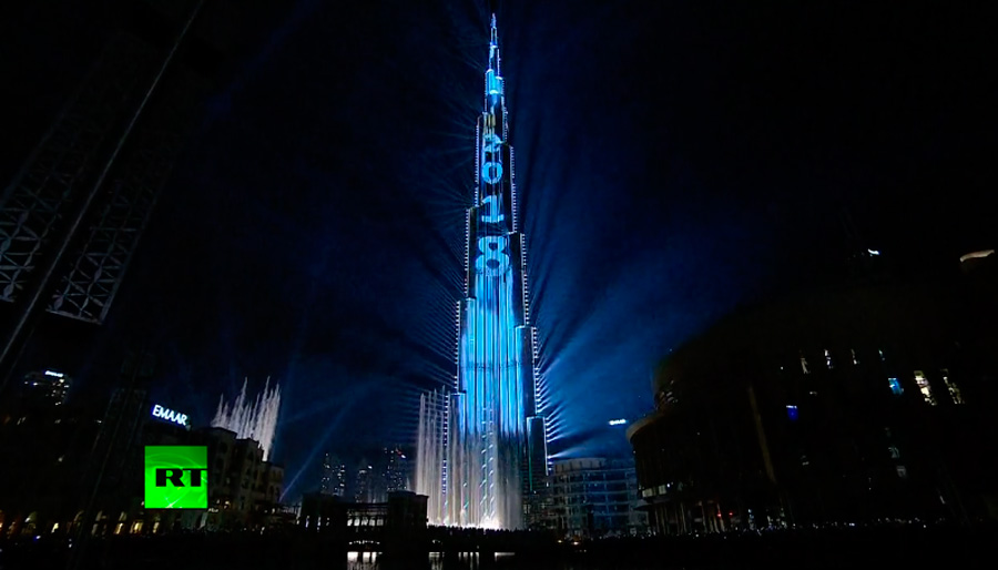 Новогоднее шоу в Дубае вошло в Книгу рекордов Гиннесса