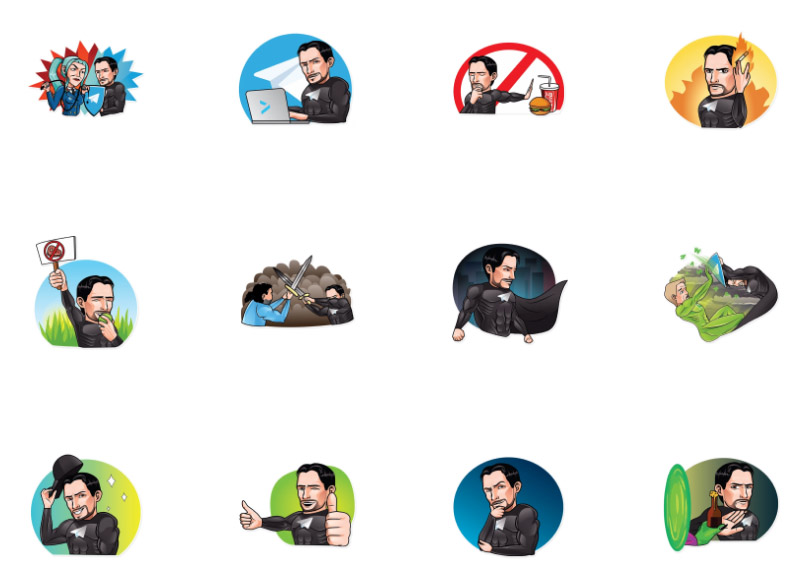 В Telegram стали вирусными стикеры с Павлом Дуровым В Telegram стали вирусными стикеры с Павлом Дуровым