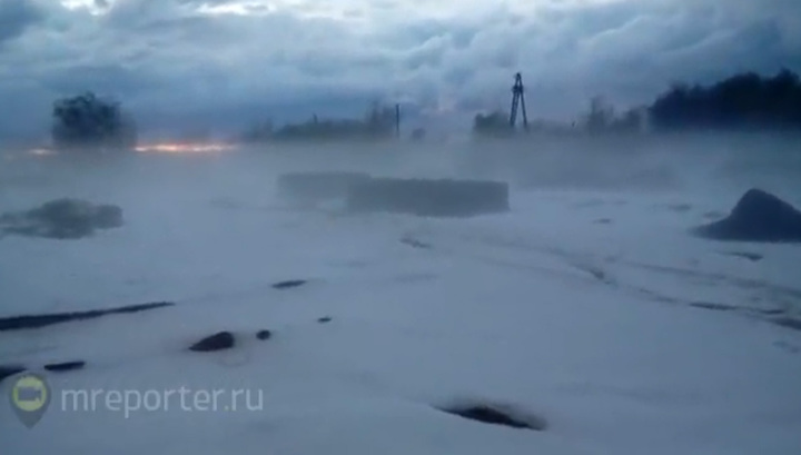 Западный Казахстан завалило снегом. Видео