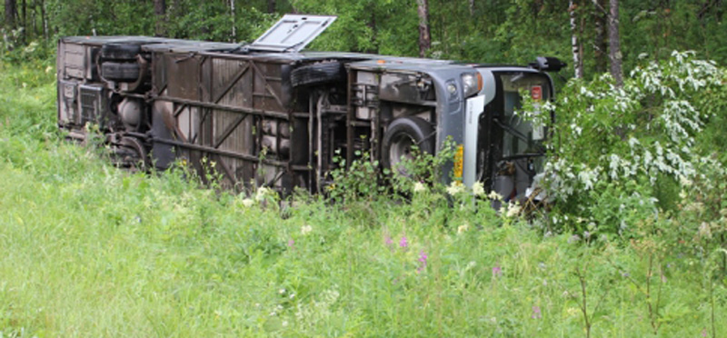 В Красноярском крае в крупной автокатастрофе двух пассажирских автобусов погибли 11 человек, 9 человек получили ранения
