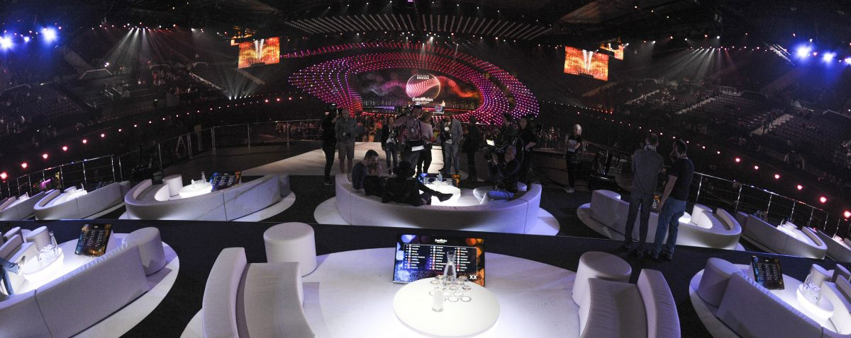 Последние приготовления и репетиции идут перед финальным шоу Евровидение 2015 Последние приготовления и репетиции идут перед финальным шоу Евровидение 2015