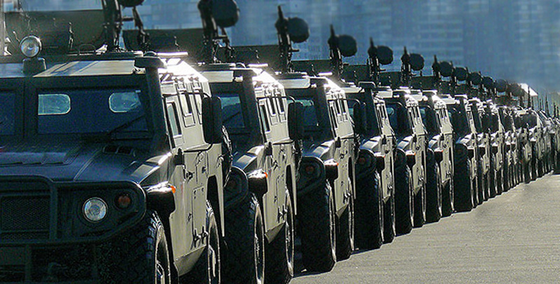 В горную мотострелковую бригаду ЦВО поступили бронированные автомобили «Тигр»