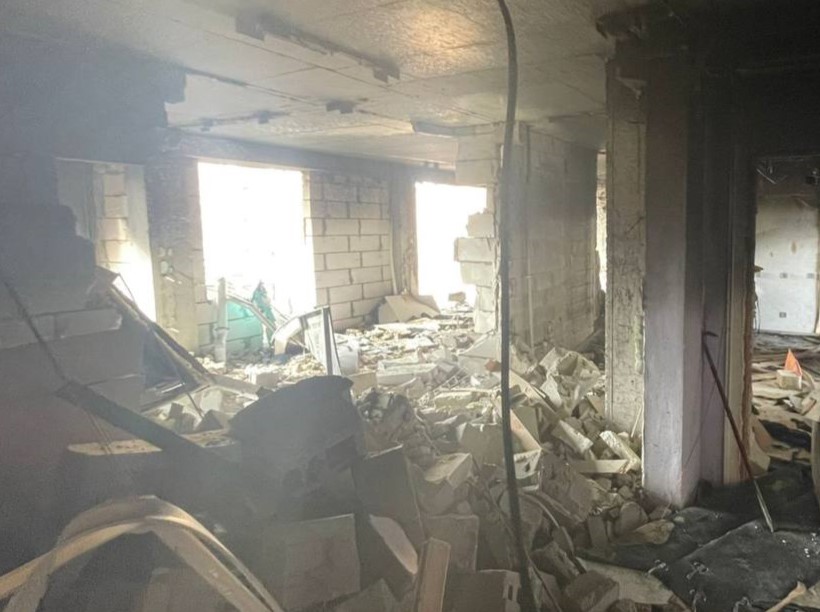 В девятиэтажке в Пятигорске взорвался газ. Видео В девятиэтажке в Пятигорске взорвался газ. Видео