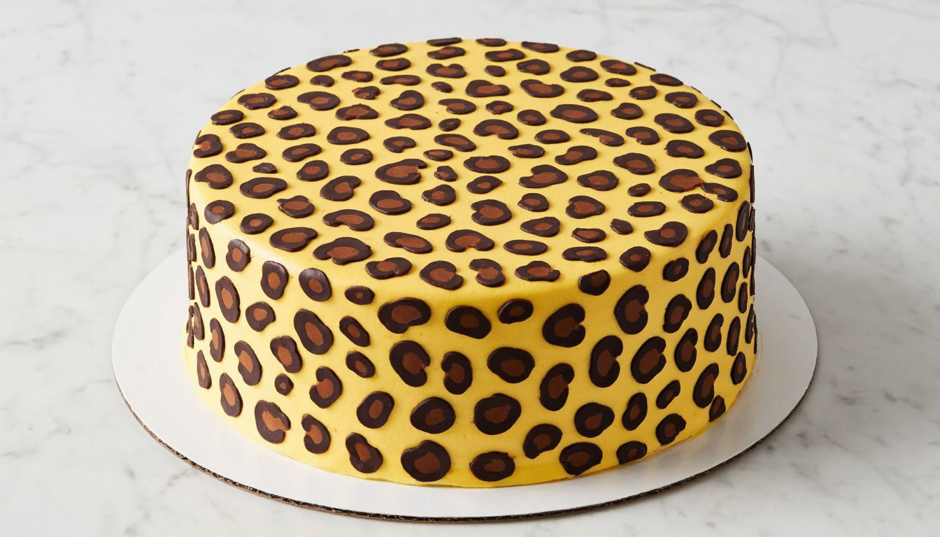 Пирог-сюрприз: снаружи обычный бисквит, а внутри — леопардовый принт Пирог-сюрприз: снаружи обычный бисквит, а внутри — леопардовый принт