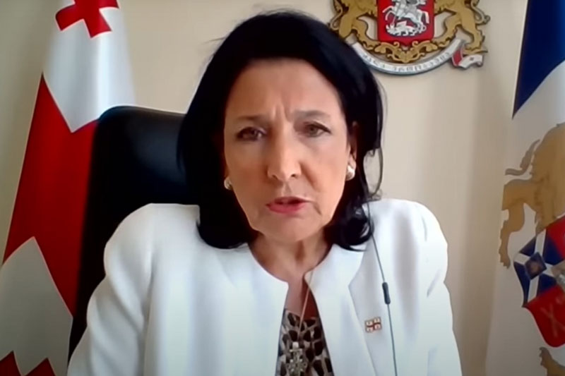 Зурабишвили назвала закон об иноагентах русским и наложила на него вето | Президент Грузии наложила вето на закон об иноагентах Зурабишвили назвала закон об иноагентах русским и наложила на него вето | Президент Грузии наложила вето на закон об иноагентах