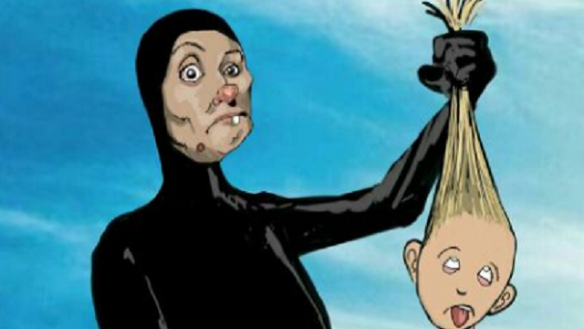 Пользователи соцсетей возмутились карикатурой журнала Vive Charlie на няню, убившую девочку в Москве