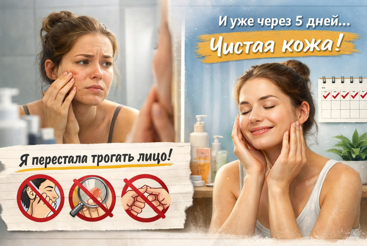 Я перестала это делать — и прыщи исчезли за 5 дней. Косметологи молчат, но факт остаётся Я перестала это делать — и прыщи исчезли за 5 дней. Косметологи молчат, но факт остаётся