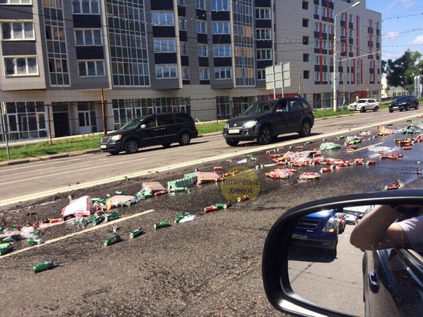 В Химках произошёл пивной потоп В Химках произошёл пивной потоп