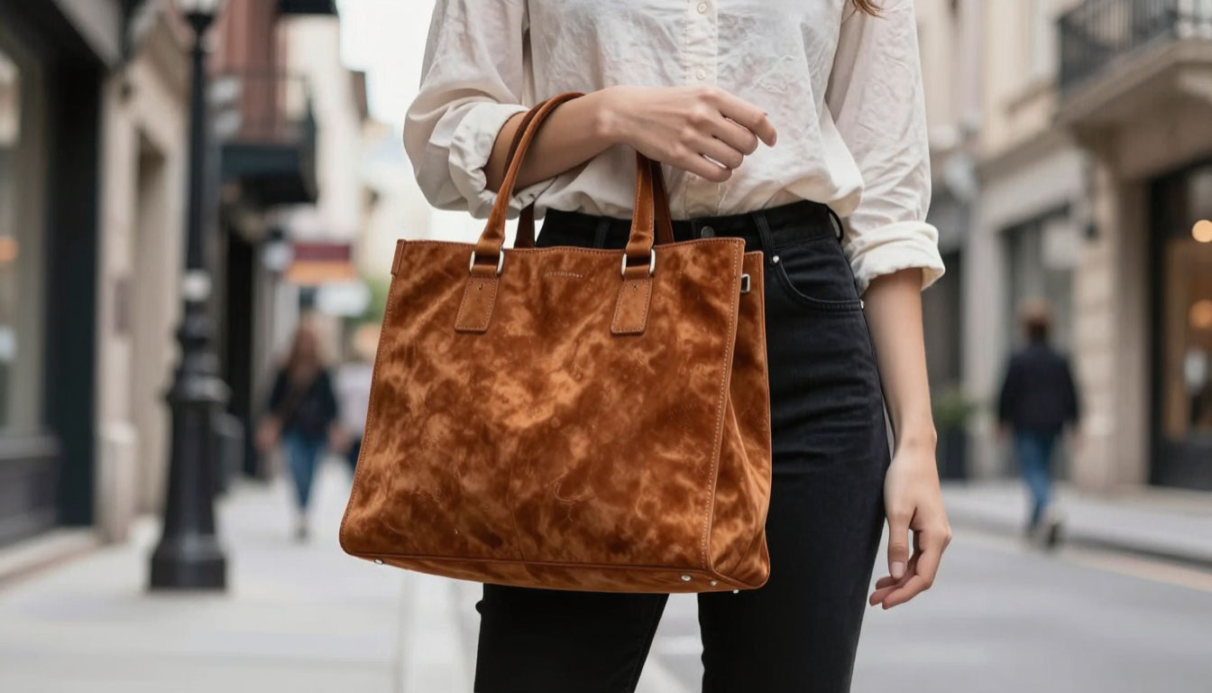 Хотела выбросить старую сумку, но передумала: замш снова в моде - главный хит 2026 Хотела выбросить старую сумку, но передумала: замш снова в моде - главный хит 2026