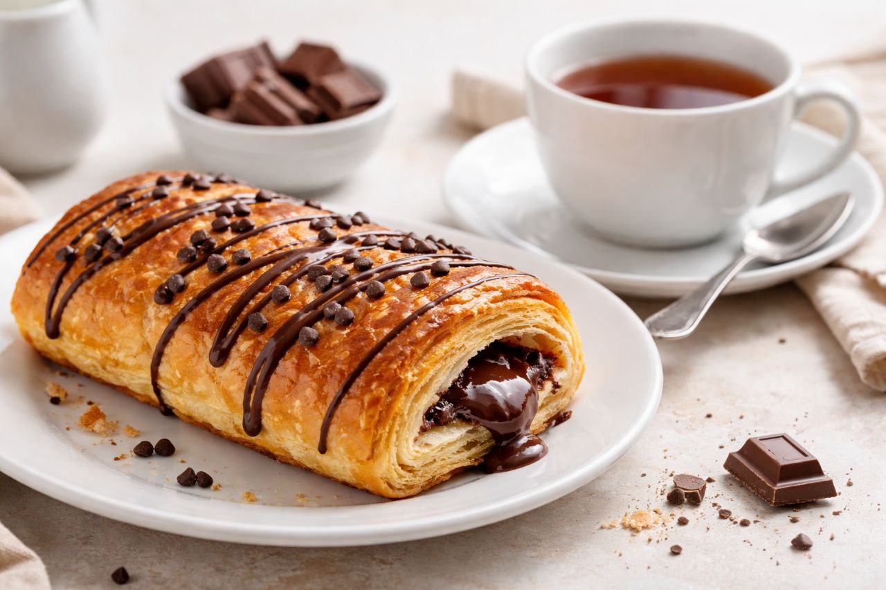 Заворачиваю шоколад в слоеное тесто - через 20 минут получается десерт, как в кафе - просят готовить снова и снова Заворачиваю шоколад в слоеное тесто - через 20 минут получается десерт, как в кафе - просят готовить снова и снова